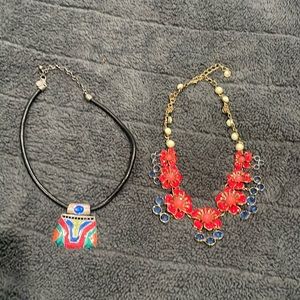 Two beautiful necklaces. One by Chicos and one by by Talbots.